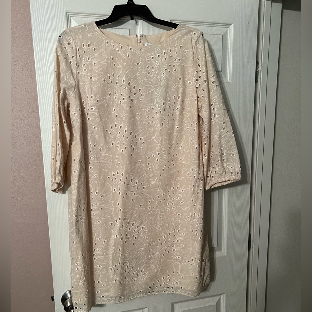 Brand	 new with tags khaki and white Preston and York dress size 16.